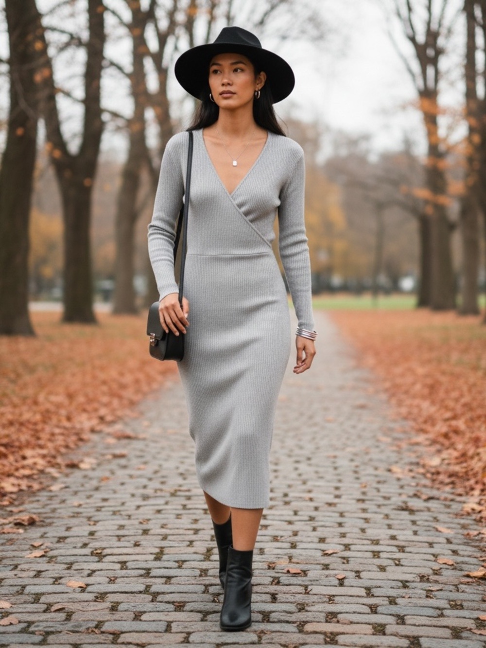 New Lovers + Friends Dresses Lovers + Friends Charlie Wrap Midi Dress M